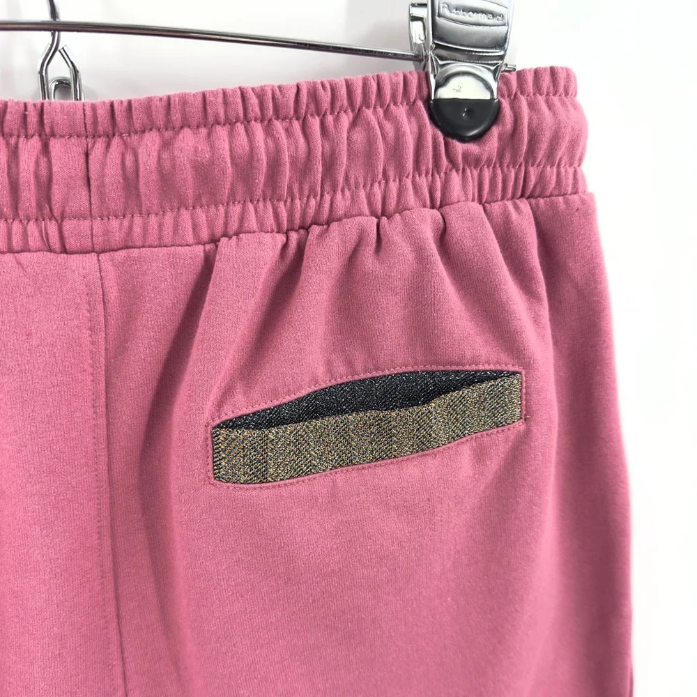 Missoni Wide Leg Sweatpants Womens Size Large Pink Lounge Comfy Pink Luxury